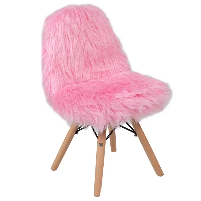 Emma And Oliver Kids Shaggy Dog Accent Chair - Desk Chair - Playroom Chair 13 Emma And Oliver Kids Shaggy Dog Accent Chair - Desk Chair - Playroom Chair - Image 11