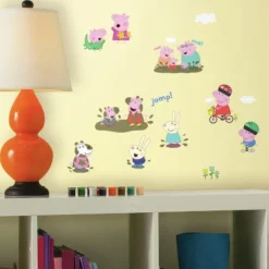 RoomMates Peppa Pig Peel And Stick Wall Decals 4 Sheets