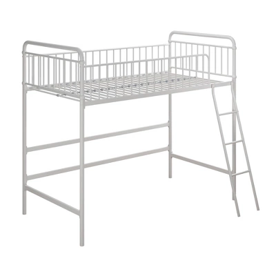 Twin Kaila Metal Loft Bed White - Room & Joy 8 Twin Kaila Metal Loft Bed White - Room & Joy - Image 6