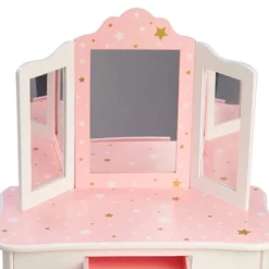 Fashion Twinkle Star Gisele Play Vanity Set Pink/White - Teamson Kids -Roommates Store GUEST 0c149566 f47b 46dc 8f41 48e74f4c1359