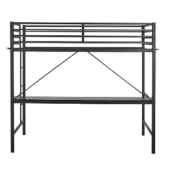 Flash Furniture Jake Metal Loft Bed Frame With Desk, Protective Guard Rails And Ladder For Kids, Teens And Adults 25 Flash Furniture Jake Metal Loft Bed Frame With Desk, Protective Guard Rails And Ladder For Kids, Teens And Adults -Roommates Store GUEST 0f92e25c e8d2 42cc ad0b a2c890885cd3