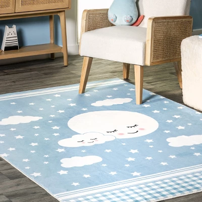 NuLOOM Peaceful Night Machine Washable Kids Area Rug 10 NuLOOM Peaceful Night Machine Washable Kids Area Rug - Image 8