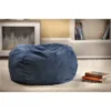 Micro-Fiber Suede Kids' Bean Bag Chair Blue - Gold Medal -Roommates Store GUEST 161557d8 0572 4acd 9eb1 2c54edffeb46