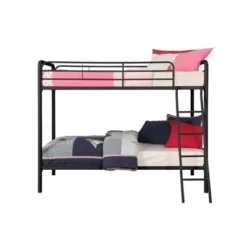 Twin Over Twin Evan Metal Bunk Bed - Room & Joy -Roommates Store GUEST 172ce65f c8f7 4bae 83e7 c136297dffe4