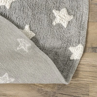 NuLOOm Raised Stars Kids Machine Washable Area Rug 8 NuLOOm Raised Stars Kids Machine Washable Area Rug - Image 6