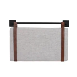 Harlow Headboard Sand Gray Fabric Vintage Brown - Nathan James 21 Harlow Headboard Sand Gray Fabric Vintage Brown - Nathan James -Roommates Store GUEST 1f5ee141 da10 4814 8726 04d353230a36