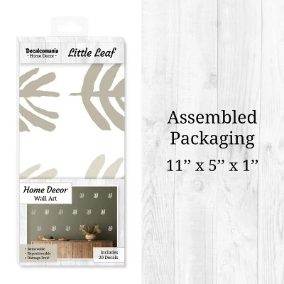 Little Leaf Wall Decor - Decalcomania 3 Little Leaf Wall Decor - Decalcomania