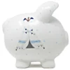Bank Blue Bohemian Piggy Bank - One Piggy Bank 7.5 Inches - Arrows Tent Tepee - 36911 - Ceramic - White -Roommates Store GUEST 23dcc121 eeab 4071 ab2e 6cc84940bd00