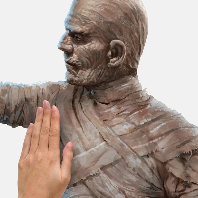 Classic Monsters The Mummy Giant Peel & Stick Wall Decals White - RoomMates 6 Classic Monsters The Mummy Giant Peel & Stick Wall Decals White - RoomMates - Image 4