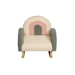 Upholstered Rocking Chair White/Pink/Gray - Gift Mark 7 Upholstered Rocking Chair White/Pink/Gray - Gift Mark -Roommates Store GUEST 24dc48c0 439a 4fed 8852 f27e5b8d7859