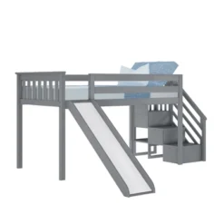 Max & Lily Twin Low Loft Bed With Stairs And Slide -Roommates Store GUEST 2561e90c 7a37 4705 8127 d27822398844