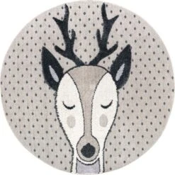 Éléanor Deer Kids Tasseled Area Rug -Roommates Store GUEST 25a79903 823d 440b a765 b68c3d7096af