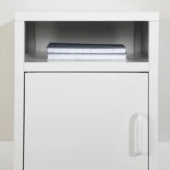 Sweedi Metal 1-Door Nightstand - South Shor -Roommates Store GUEST 25b29ef5 52c1 4b10 9aa5 a0612e0dd34b