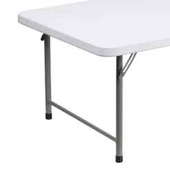 Emma And Oliver 4.93-Foot Kid's Granite White Plastic Folding Activity Table - Play Table -Roommates Store GUEST 275557f5 d678 49cf b82e d7e16fd13045
