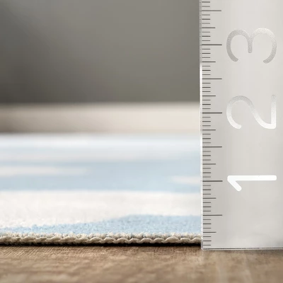 NuLOOM Lilia Machine Washable Kids Cloud Area Rug 4 NuLOOM Lilia Machine Washable Kids Cloud Area Rug - Image 2