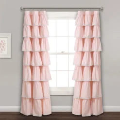 52"x84" Ruffle Window Curtain Panel - Lush Décor 9 52"x84" Ruffle Window Curtain Panel - Lush Décor -Roommates Store GUEST 2a077f5c 7bd3 4681 9282 5aa3533f69f1