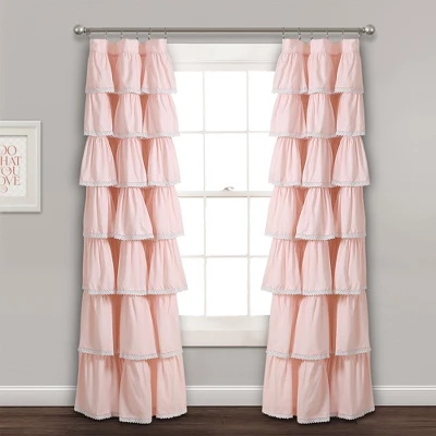 52"x84" Ruffle Window Curtain Panel - Lush Décor 5 52"x84" Ruffle Window Curtain Panel - Lush Décor - Image 3