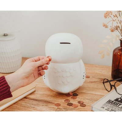 Silver Buffalo Harry Potter Chibi Hedwig 8-Inch Figural Coin Bank Storage | Toynk Exclusive 6 Silver Buffalo Harry Potter Chibi Hedwig 8-Inch Figural Coin Bank Storage | Toynk Exclusive - Image 4