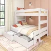 Max & Lily Farmhouse Twin Over Full Bunk Bed With Storage Drawers -Roommates Store GUEST 2b1e7218 4e8e 4842 84b7 850137e236bf