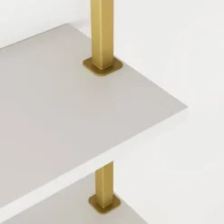 Theo Floating Shelf Gold/White - Nathan James -Roommates Store GUEST 3096eb03 c458 4f84 a234 1c852691bec9