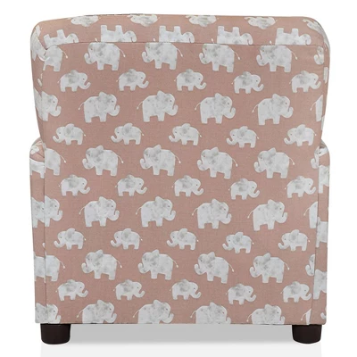 Nuea Elephant Print Kids' Chair Pink - HOMES: Inside + Out 6 Nuea Elephant Print Kids' Chair Pink - HOMES: Inside + Out - Image 4
