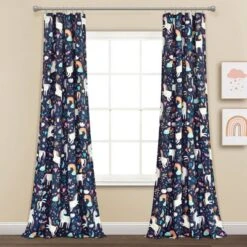 84"x52" Set Of 2 Unicorn Heart Window Curtain Panels - Lush Décor 12 84"x52" Set Of 2 Unicorn Heart Window Curtain Panels - Lush Décor -Roommates Store GUEST 330acdd4 7479 4f9f a662 5e8a8bdbc320