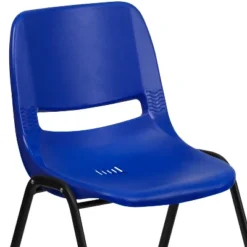 Emma And Oliver Ergonomic Kid's Shell Stack Chair - 12" Seat Daycare Home School -Roommates Store GUEST 3330f49b ca49 49cb adc3 0124020eac1b