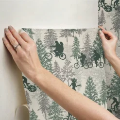 Netflix Stranger Things Hawkins Woods Peel And Stick Wallpaper Brown - RoomMates 13 Netflix Stranger Things Hawkins Woods Peel And Stick Wallpaper Brown - RoomMates -Roommates Store GUEST 34b9aedc 306a 4277 ae4b c166f4220032