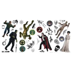 Classic Monsters Peel & Stick Wall Decals White - RoomMates 9 Classic Monsters Peel & Stick Wall Decals White - RoomMates -Roommates Store GUEST 34c1b43e 3211 48dd af40 1b54b764c613
