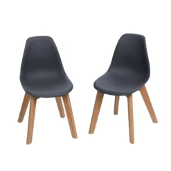 Set Of 2 Kids' Chairs With Beech Legs - Gift Mark -Roommates Store GUEST 362a7b6e cd62 49ea 9abb 0830c3ea91e7
