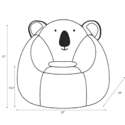 Koala Kids' Bean Bag Chair - Pillowfort™ -Roommates Store GUEST 3688780a 0be5 40a4 b824 d6f306089e25