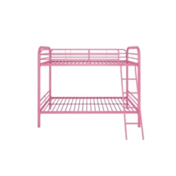 Twin Over Twin Evan Metal Bunk Bed - Room & Joy -Roommates Store GUEST 373fd488 60a3 46d1 9320 ec91f3499bd7