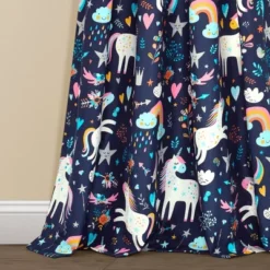 84"x52" Set Of 2 Unicorn Heart Window Curtain Panels - Lush Décor 10 84"x52" Set Of 2 Unicorn Heart Window Curtain Panels - Lush Décor -Roommates Store GUEST 382cb9a2 d17d 4946 a194 c5cfcec38629