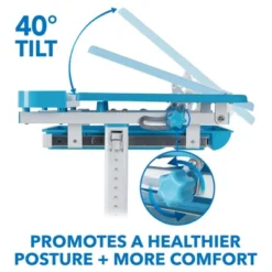 Mount-It! Kids Desk And Chair Set | Height Adjustable Ergonomic Children's School Workstation With Storage Drawer | Blue 19 Mount-It! Kids Desk And Chair Set | Height Adjustable Ergonomic Children's School Workstation With Storage Drawer | Blue -Roommates Store GUEST 392dd2ed 93e7 494b 915b 94eac0d14014