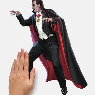 Classic Monsters Peel & Stick Wall Decals White - RoomMates 4 Classic Monsters Peel & Stick Wall Decals White - RoomMates - Image 2