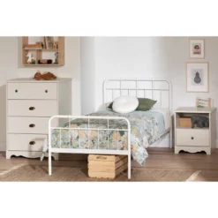 Lyara 1 Drawer Nightstand White Wash - South Shore -Roommates Store GUEST 3a0386dc 17f1 4def bb4a 872602a9d351