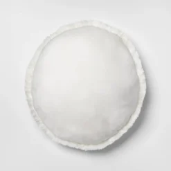 Faux Fur Floor Kids' Pillow Cream - Pillowfort™ -Roommates Store GUEST 3a082ea1 2537 4cd1 bbb5 134721edad48