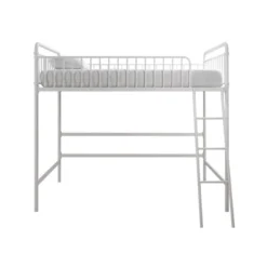 Twin Kaila Metal Loft Bed White - Room & Joy 13 Twin Kaila Metal Loft Bed White - Room & Joy -Roommates Store GUEST 3a8681a8 917d 4332 aa62 0db68cdda968