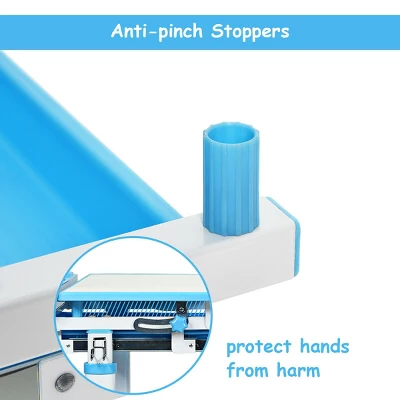 Costway Height Adjustable Kids Desk Chair Set Study Drawing W/Lamp & Bookstand 9 Costway Height Adjustable Kids Desk Chair Set Study Drawing W/Lamp & Bookstand - Image 7