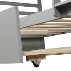 Twin Over Twin Wood Bunk Bed With Safety Rail And Movable Trundle-ModernLuxe 28 Twin Over Twin Wood Bunk Bed With Safety Rail And Movable Trundle-ModernLuxe -Roommates Store GUEST 3de604a1 bd29 4c6d a7a4 ff4bf0fa2257