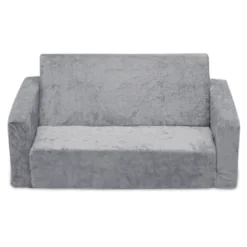Delta Children Kids' Serta Perfect Sleeper Extra Wide Comfy 2-in-1 Flip Open Convertible Sofa To Lounger - Gray -Roommates Store GUEST 3f43d362 42c8 4775 b261 421390465588