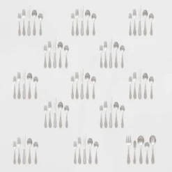 65pc Luxor 18/10 Stainless Steel Flatware Set - Threshold Signature™ 7 65pc Luxor 18/10 Stainless Steel Flatware Set - Threshold Signature™ -Roommates Store GUEST 41d60587 a808 4e95 9574 f4d6fbdbb38c