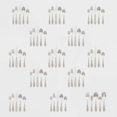 65pc Luxor 18/10 Stainless Steel Flatware Set - Threshold Signature™ 5 65pc Luxor 18/10 Stainless Steel Flatware Set - Threshold Signature™ - Image 3