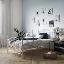 Twin Kids' Bombay Metal Bed White - Room & Joy 15 Twin Kids' Bombay Metal Bed White - Room & Joy -Roommates Store GUEST 41e19b4b eb83 4160 b3ac 6ba03b645cf2