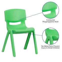 Emma And Oliver 5 Pack Plastic Stackable School Chair With 15.5'' Seat Height -Roommates Store GUEST 4532784e 007c 4f84 ad23 0d283c01c877
