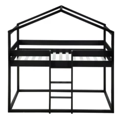 Wood Twin Over Twin Bunk Bed With Tent-ModernLuxe 16 Wood Twin Over Twin Bunk Bed With Tent-ModernLuxe -Roommates Store GUEST 4701d581 c159 4b79 adfd 5d9790fdaae0