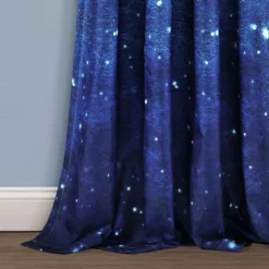 52"x84" Kids' Make A Wish Space Star Ombre Window Curtain Panels Navy/White Set - Lush Décor -Roommates Store GUEST 470daac4 4252 4ad3 9520 b25b66d2cbe6