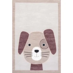 NuLOOM Rizzo Puppy Kids Machine Washable Area Rug -Roommates Store GUEST 47e0586b b249 464d a8c0 59399f1b2c2d