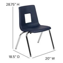 Flash Furniture Advantage Student Stack School Chair - 16-inch -Roommates Store GUEST 49476135 9666 46f0 a5ad 025710ea9980