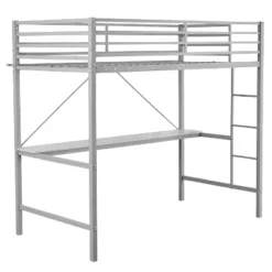 Flash Furniture Jake Metal Loft Bed Frame With Desk, Protective Guard Rails And Ladder For Kids, Teens And Adults 28 Flash Furniture Jake Metal Loft Bed Frame With Desk, Protective Guard Rails And Ladder For Kids, Teens And Adults -Roommates Store GUEST 4a16e699 64d4 4918 8002 eb03a143e082